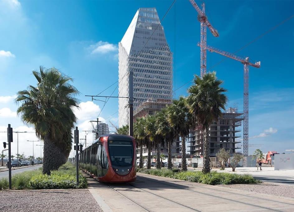 A 2 Minutes De Casa Finance City, Appartement Avec 2 Chambres Casablanca Bagian luar foto